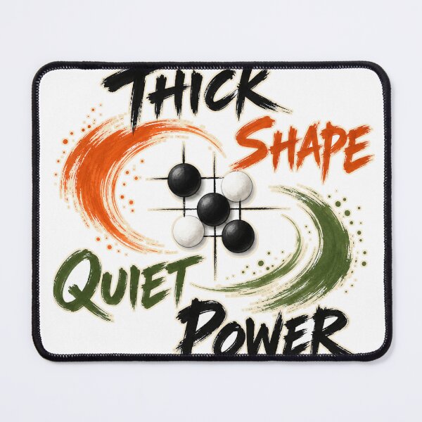 Item preview, Thick Shape Quiet Power Go Strategy designed and sold by aihrgdesign.