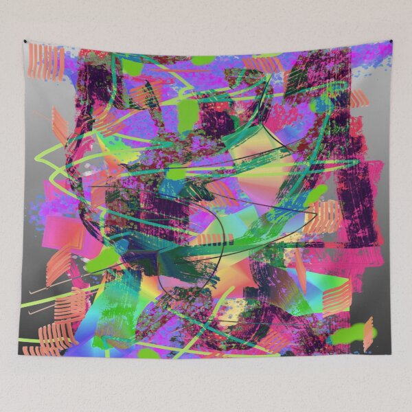 Item preview, Abstract Fiesta (Alternate) designed and sold by Natfigcreates.
