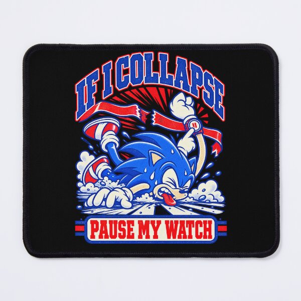 Item preview, Retro Manga Run Club If I Collapse Pause My Watch Marathon Graphic designed and sold by lamiarte.