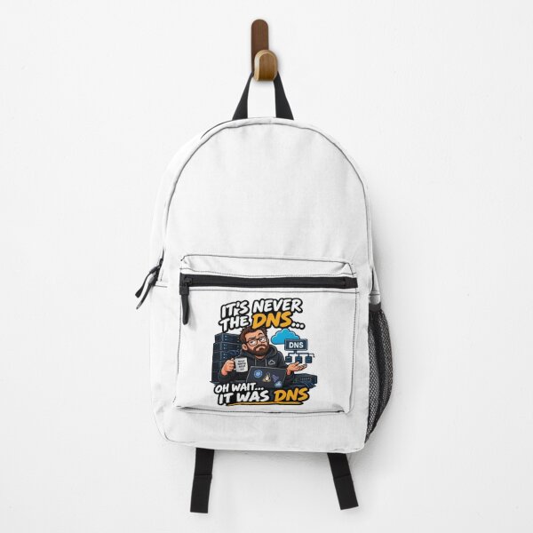 Item preview, It's Never The DNS Oh Wait It Was DNS Funny Sysadmin designed and sold by CrazySzoopWorld.