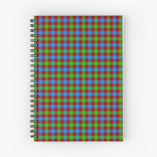 Item preview, Blue And Green On Red Gingham Check   designed and sold by PatternTitan.