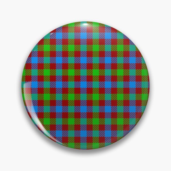 Item preview, Blue And Green On Red Gingham Check   designed and sold by PatternTitan.