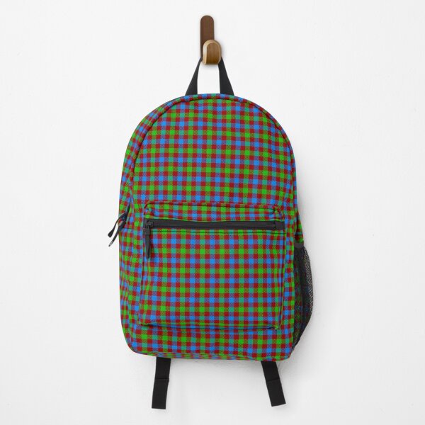 Item preview, Blue And Green On Red Gingham Check   designed and sold by PatternTitan.