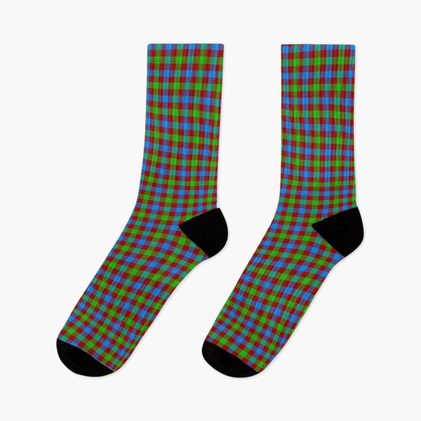 Item preview, Blue And Green On Red Gingham Check   designed and sold by PatternTitan.