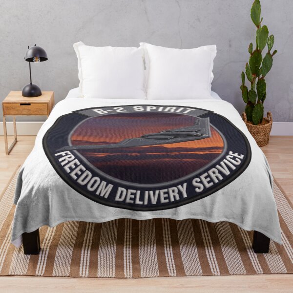 Item preview, B-2 Bomber Freedom Delivery Service Aviation Humor designed and sold by ArtDreams92.