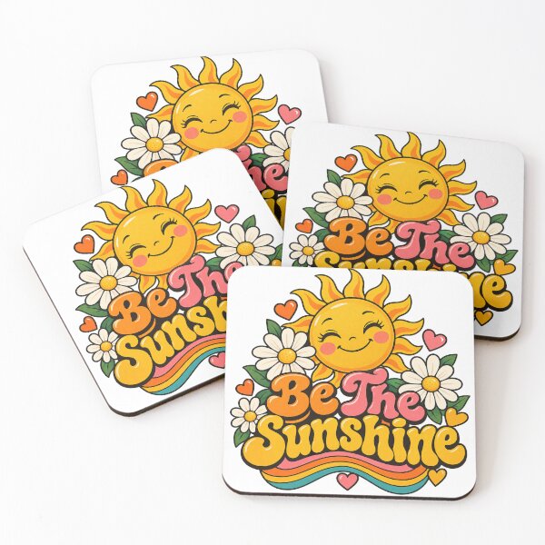 Item preview, Be The Sunshine Retro Groovy Sun Flower Power Design designed and sold by CreativeNest Prints.