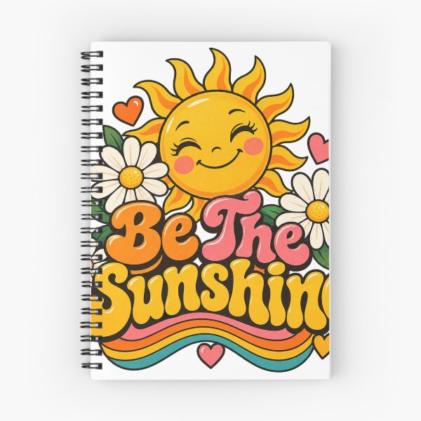 Item preview, Be The Sunshine Retro Groovy Sun Flower Power Design designed and sold by CreativeNest Prints.