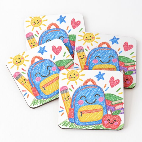 Item preview, Happy School Backpack Scribble designed and sold by rachidloucif.