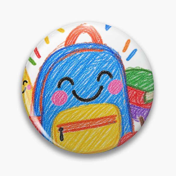 Item preview, Happy School Backpack Scribble designed and sold by rachidloucif.