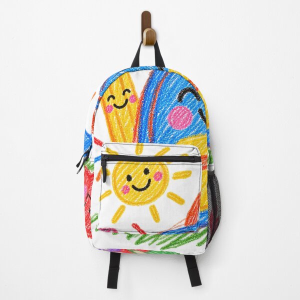 Item preview, Happy School Backpack Scribble designed and sold by rachidloucif.