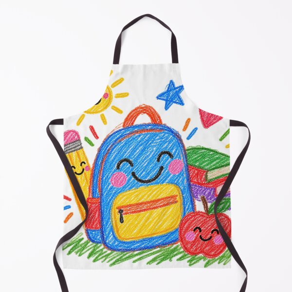 Item preview, Happy School Backpack Scribble designed and sold by rachidloucif.