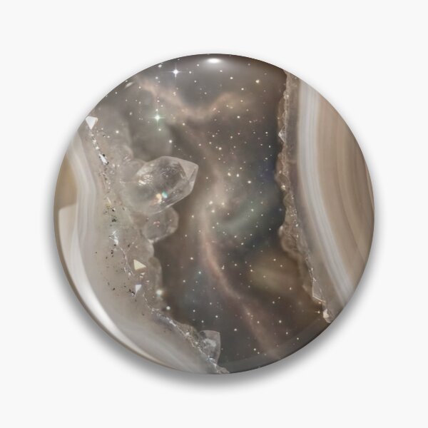 Item preview, Sparkling Agate Crystal Geode — Natural Marble Stone Texture designed and sold by LYAN-STORE.