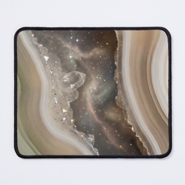 Item preview, Sparkling Agate Crystal Geode — Natural Marble Stone Texture designed and sold by LYAN-STORE.