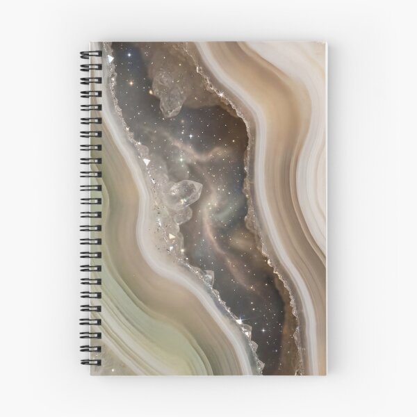Item preview, Sparkling Agate Crystal Geode — Natural Marble Stone Texture designed and sold by LYAN-STORE.