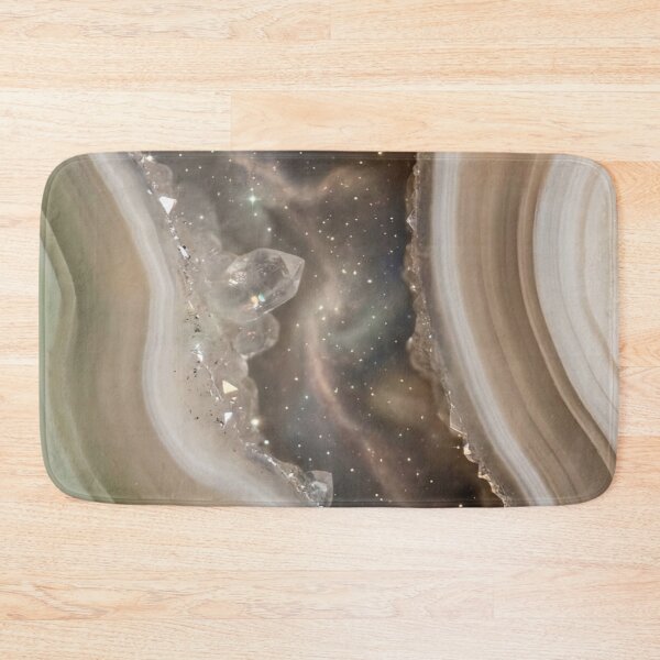 Item preview, Sparkling Agate Crystal Geode — Natural Marble Stone Texture designed and sold by LYAN-STORE.