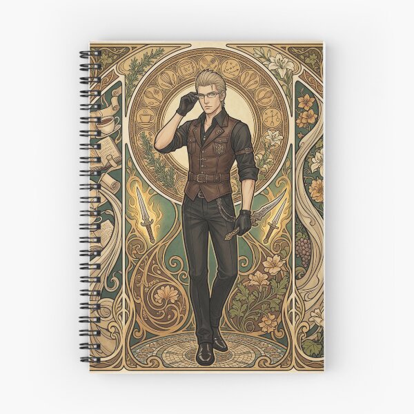 Item preview, Ignis in the style of Alphonse Mucha designed and sold by Solace Sparkles.