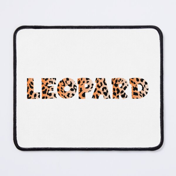 Item preview, LEOPARD Typography Print Leopard Orange Black Wild Animal Pattern Fashion designed and sold by CLC54.