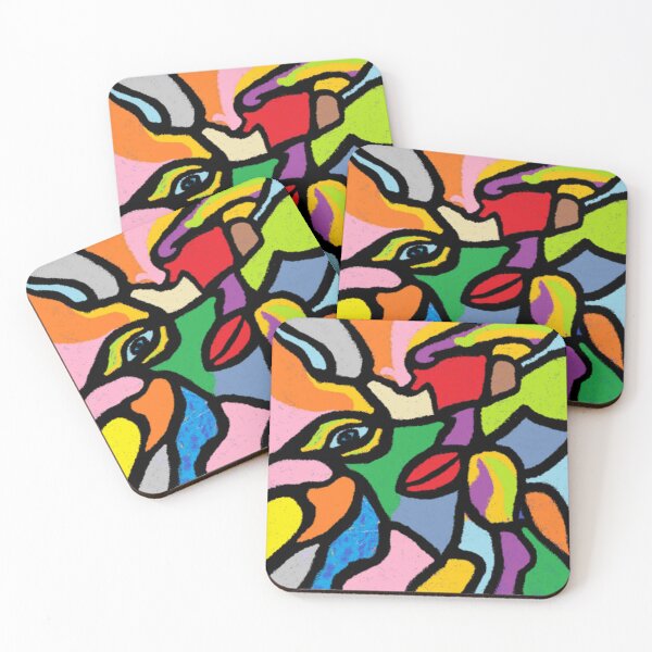Item preview, Pintura Abstracto Perfil de Mujer Carnaval. designed and sold by dinhbryanchavez.