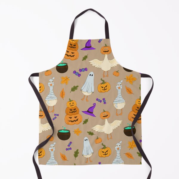 Item preview, Cute Halloween Goose Pattern with Ghosts, Pumpkins and Mummies designed and sold by DiceWay.