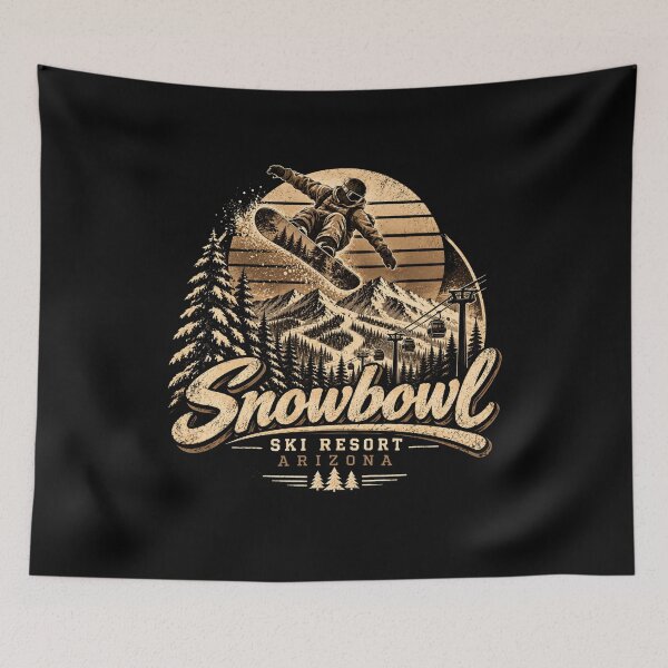 Item preview, Snowbowl Ski Resort Arizona  designed and sold by TheEndDesign.