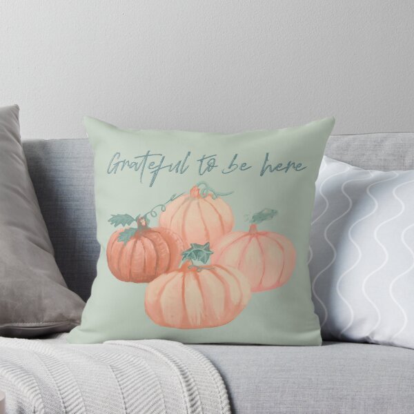 Item preview, Grateful to be here pumpkins designed and sold by MayCartPrintArt.