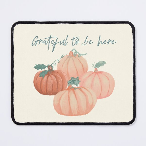 Item preview, Grateful to be here pumpkins designed and sold by MayCartPrintArt.