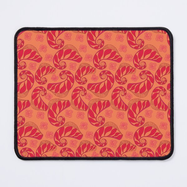 Item preview, Coral Paisley Swirl Botanical Pattern designed and sold by Kraalikaa.