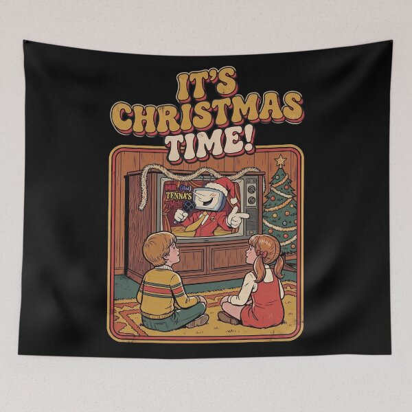 Item preview, It's Christmas Time! Mr. (Ant) Tenna Retro Graphic designed and sold by DeviantMerch.
