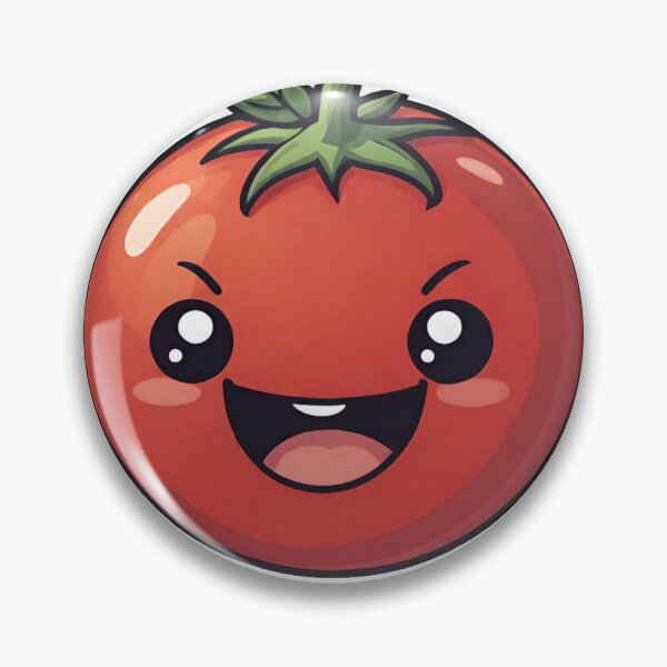 Item preview, Kawaii Tomato – Cute Red Tomato Food & Vegetable Illustration designed and sold by tetibright.