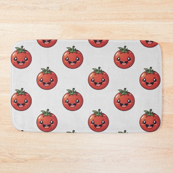 Item preview, Kawaii Tomato – Cute Red Tomato Food & Vegetable Illustration designed and sold by tetibright.