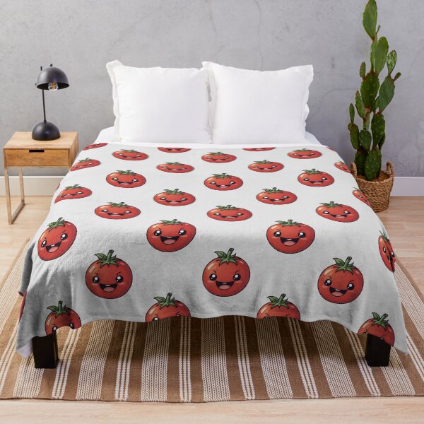 Item preview, Kawaii Tomato – Cute Red Tomato Food & Vegetable Illustration designed and sold by tetibright.