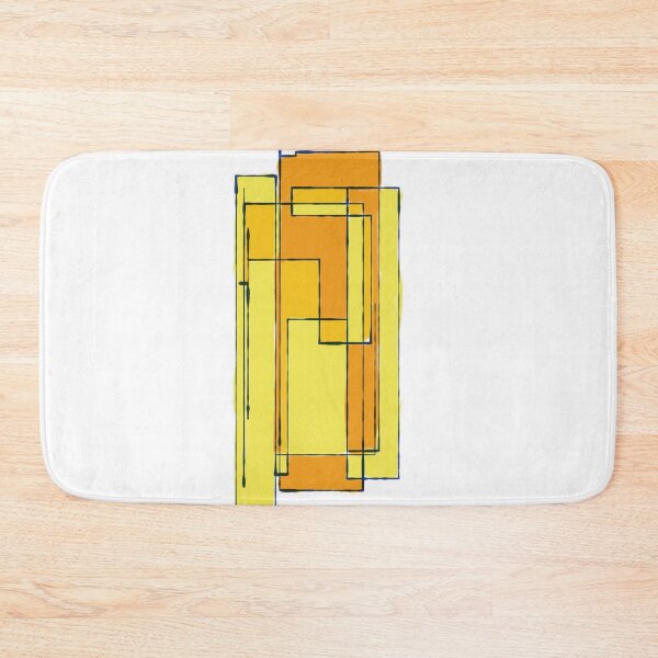 Item preview, Abstract Yellow Blocks designed and sold by Kyxuki.