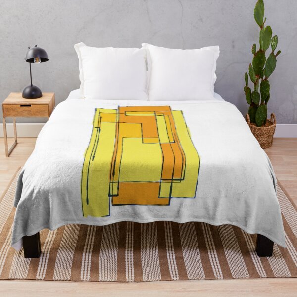 Item preview, Abstract Yellow Blocks designed and sold by Kyxuki.
