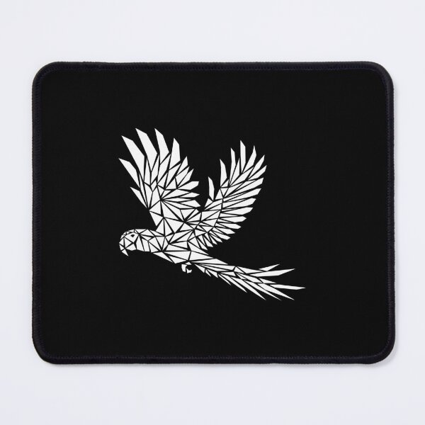 Item preview, White Geometric Parrot designed and sold by Espyr.Art.