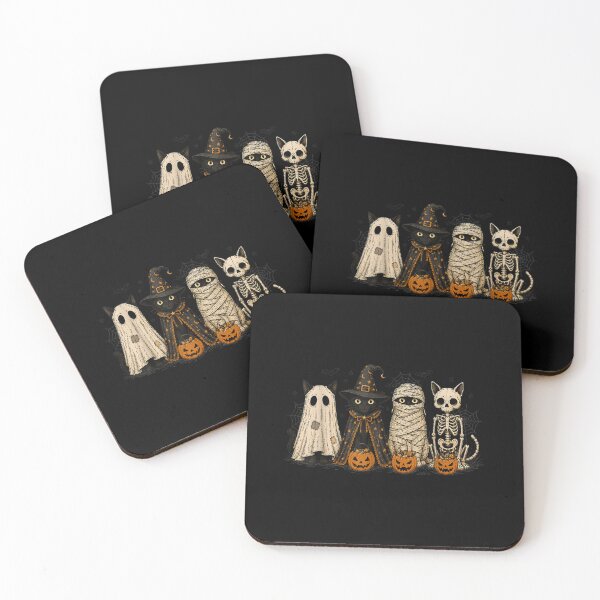 Item preview, Halloween Cat Ghost Witch Skeleton Spooky Costume Crew designed and sold by HenikaPonko.
