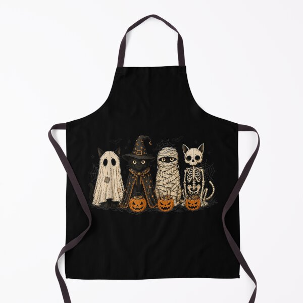 Item preview, Halloween Cat Ghost Witch Skeleton Spooky Costume Crew designed and sold by HenikaPonko.