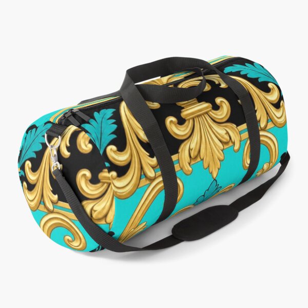 Item preview, Matte Turquoise, Stripes & Gold Baroque designed and sold by DesignsByPrnces.
