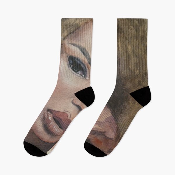Item preview, Sensual Woman Watercolor Portrait designed and sold by SlavaArt.