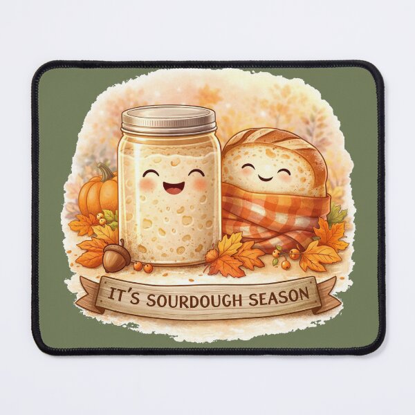 Item preview, It’s Sourdough Season | Cute Autumn Baking Design designed and sold by azule1.