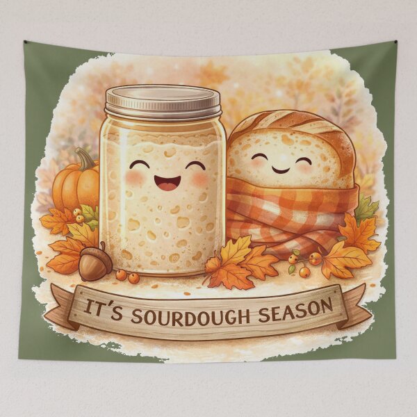 Item preview, It’s Sourdough Season | Cute Autumn Baking Design designed and sold by azule1.