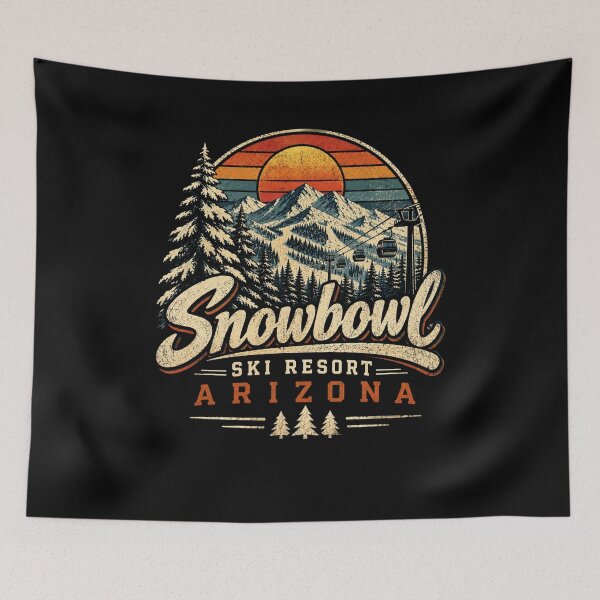 Item preview, Snowbowl Ski Resort Arizona  designed and sold by TheEndDesign.