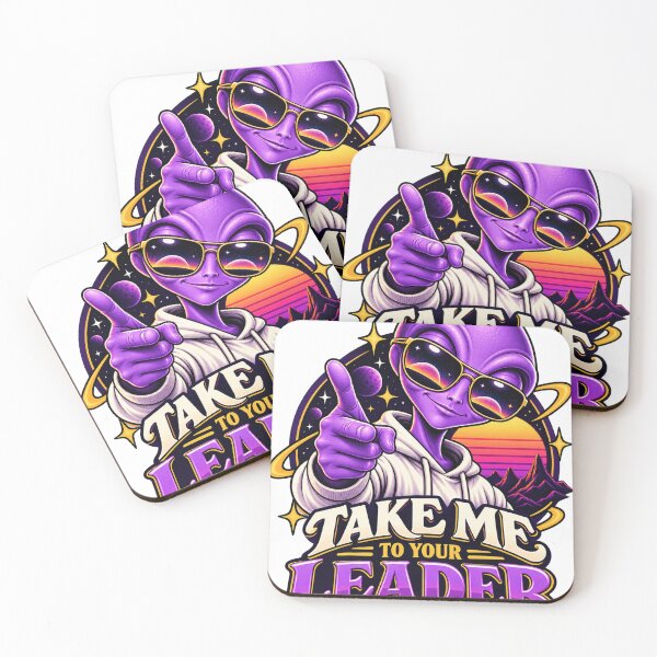 Item preview, Take Me To Your Leader Alien designed and sold by BlackELKS.