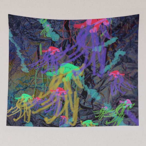 Item preview, Jellyfish In The Ocean designed and sold by Natfigcreates.