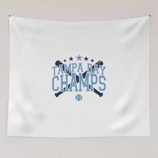 Artikelvorschau, Tampa Bay Champs Vintage Crossed Bats Baseball entworfen und verkauft von MASMUS27.