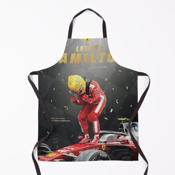 Item preview, Scuderia Ferrari HP | Lewis Hamilton | Barcelona 2026 Victory | Official Poster designed and sold by Foryoubroshirt.