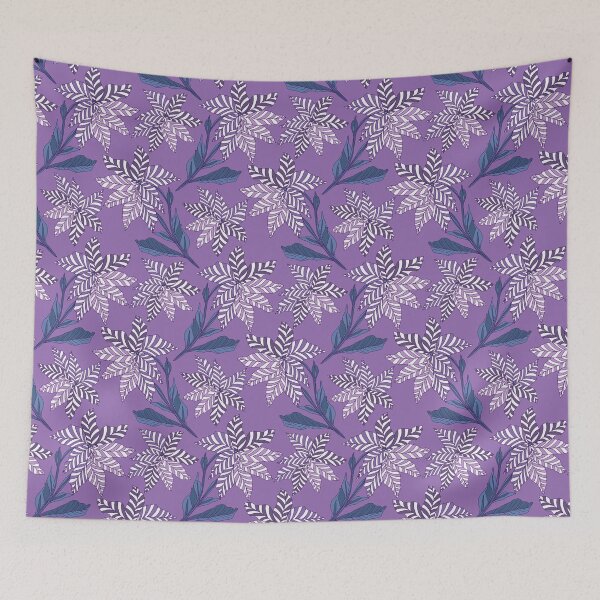 Item preview, Lavender Leaf Dance Botanical Pattern designed and sold by Kraalikaa.