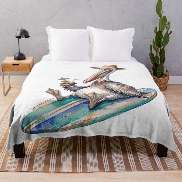 Item preview, life is good - seabird - pelican surf art designed and sold by VortexOfFlorida.