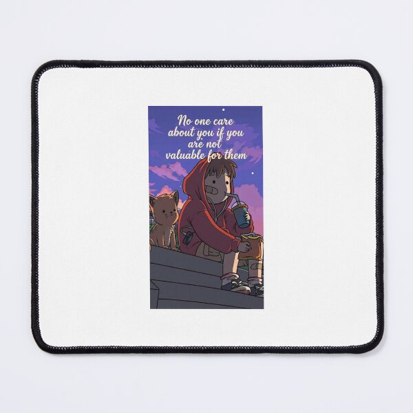 Item preview, No One Cares Sad Quote designed and sold by Nice-Baby.