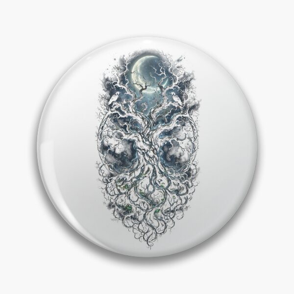Item preview, Tree of Life: Roots of the Night designed and sold by AscendedLight — Dark Fantasy & Gothic Art.