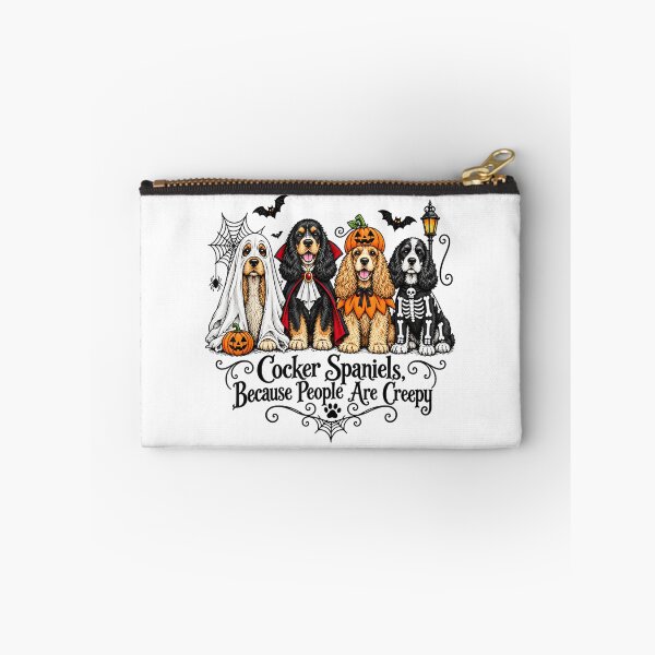 Item preview, Cocker Spaniels Porque la gente da miedo Perros de Halloween designed and sold by HenikaPonko.